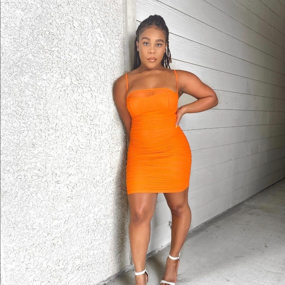 Orange dress
